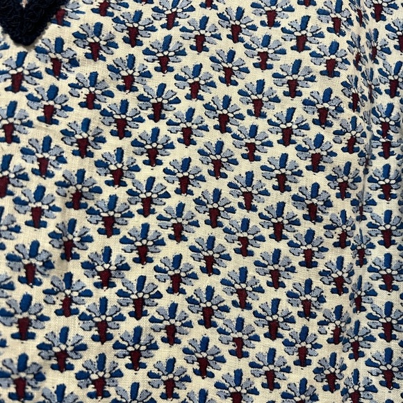 Tory Burch 100% Linen Baja Linen Tunic Cover Up Small - Picture 5 of 6